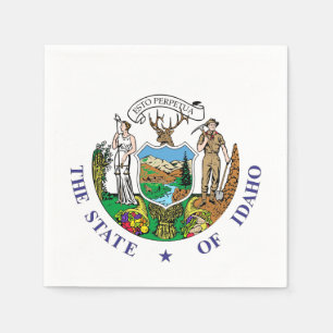 Serviette En Papier Symbole Idaho
