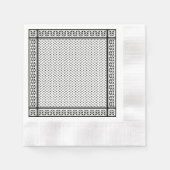 Serviette En Papier Symbole Keffiyeh de la Palestine Motif de résistan (Devant)