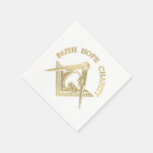 Serviette En Papier Symbole maçonnique (Coin)