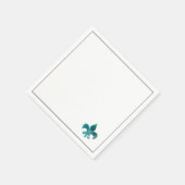 Serviette En Papier Symbole Mardi Gras (Coin)