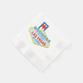 Serviette En Papier SYMBOLE Mariage Las Vegas (Coin)
