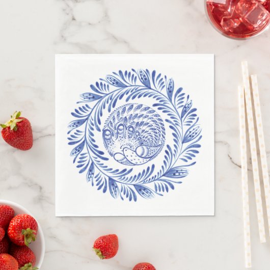 Serviette En Papier Symbole populaire ukrainien (En situation)