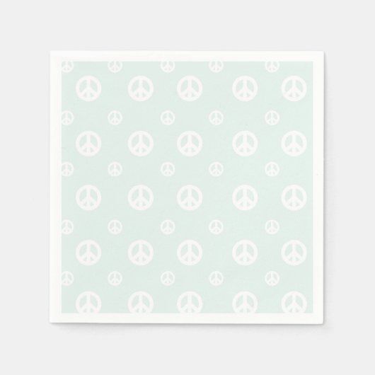 Serviette En Papier SYMBOLE RÉtro Surf Hippie Paix Anniversaire (Devant)