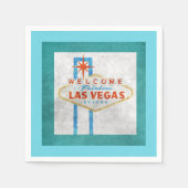 Serviette En Papier SYMBOLE REtro Vegas Grunge Style (Devant)