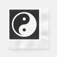 Symbole Yin Yang - tatouage solide design 2