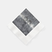 Serviette En Papier Symbole Zodiaque des baies modernes Grunge Style d (Coin)