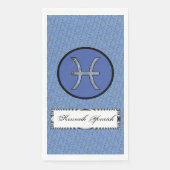 Serviette En Papier Symbole zodiaque Pisces Élément par Kenneth Yoncic (Devant)