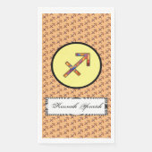 Serviette En Papier Symbole zodiaque Sagittarius Élément par K Yoncich (Devant)