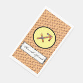 Serviette En Papier Symbole zodiaque Sagittarius Élément par K Yoncich (Coin)