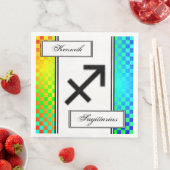 Serviette En Papier Symbole zodiaque Sagittarius Stand par Kenneth Yon (En situation)