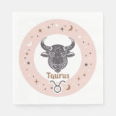 Serviette En Papier SYMBOLE Zodiaque Taurus (Devant)
