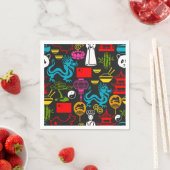 Serviette En Papier Symboles chinois serviettes (En situation)