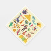 Serviette En Papier Symboles du Mexique (Coin)
