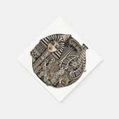 Serviette En Papier Symboles historiques anciens Style de tatouage (Coin)