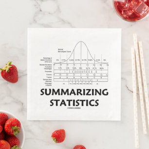 Serviette En Papier Synthèse des statistiques Courbe de distribution n