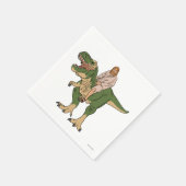 Serviette En Papier T-Rex de Jésus (Coin)
