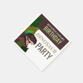 Serviette En Papier T Rex Dinosaur Party Anniversaire des enfants (Coin)