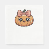 Serviette En Papier T-shirt citrouille classique kawaii (Devant)