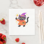 Serviette En Papier T-Shirt classique chatte celestial étincelant (En situation)