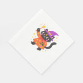 Serviette En Papier T-Shirt classique chatte celestial étincelant (Coin)
