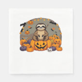 Serviette En Papier T-shirt classique de Sloth-o-ween (Devant)