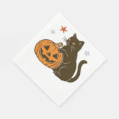 Serviette En Papier T-shirt classique éffrayant pour Halloween Kitty (Coin)