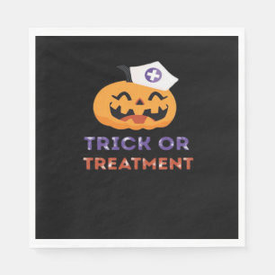 Serviette En Papier T-shirt classique Halloween infirmière Trick or Tr