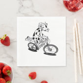 Serviette En Papier T-shirt classique pour vache (En situation)