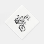 Serviette En Papier T-shirt classique pour vache (Coin)