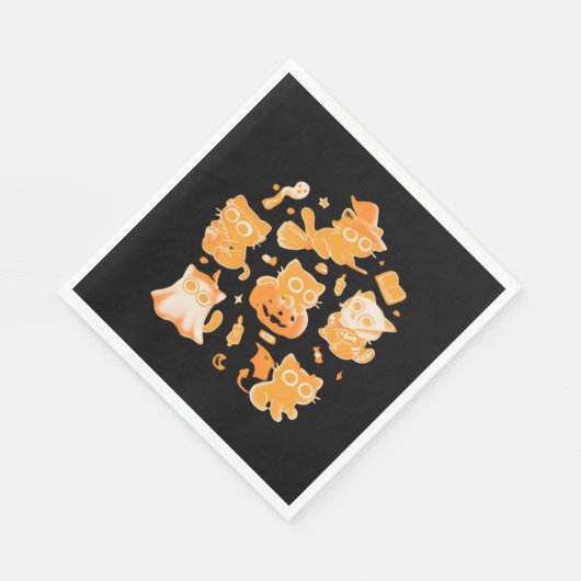 Serviette En Papier T-shirt éffrayant Kittens classique (Coin)