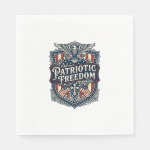 Serviette En Papier T-shirt graphique vectoriel Foi Famille Liberté Pa