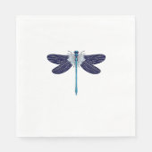 Serviette En Papier T-shirt libellule été_8 (Devant)
