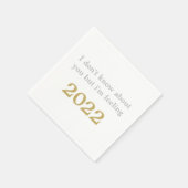 SERVIETTE EN PAPIER T SWIFT NYE NEW YEARS EVE 2022 FUNNY COCKTAIL (Coin)