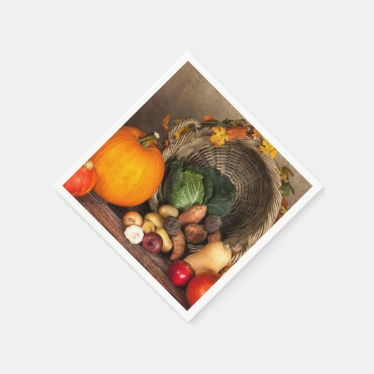 Serviette En Papier Table Bountiful Harvest (Coin)