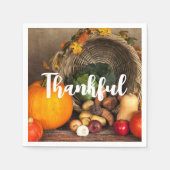Serviette En Papier Table Bountiful Harvest (Devant)