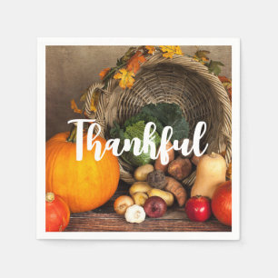 Serviette En Papier Table Bountiful Harvest