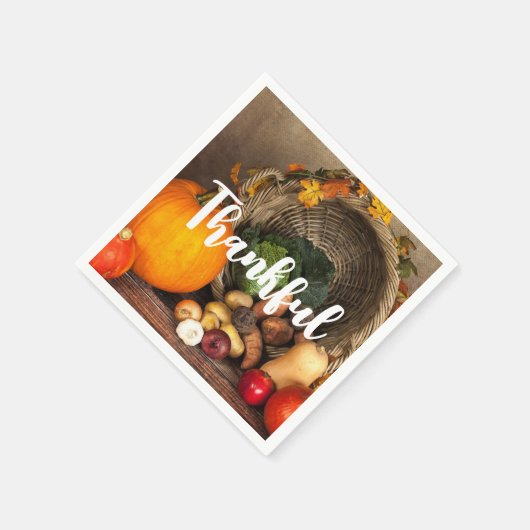 Serviette En Papier Table Bountiful Harvest (Coin)