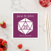 Serviette En Papier Table chic en vin serviettes (En situation)