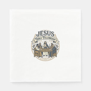 Serviette En Papier Table de communion de Jésus Table de communion de