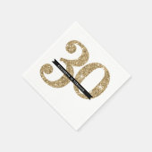 Serviette En Papier TABLE DE FÊTE GRAND ÂGE moderne 30 parties scintil (Coin)