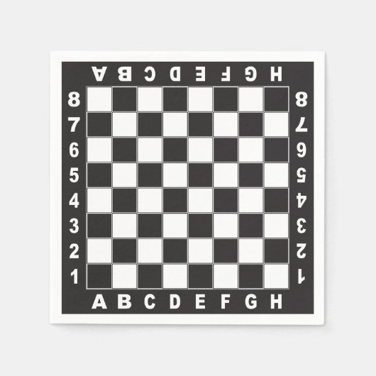 Serviette En Papier table d'échecs professionnelle (Devant)