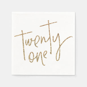 Serviette En Papier TABLE DES PARTIES vingt et un script parties scint