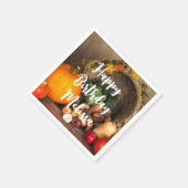 Serviette En Papier Table du chef rustique Bountiful Harvest Anniversa (Coin)