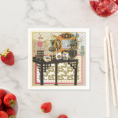 Serviette En Papier Table Mah Jongg (En situation)