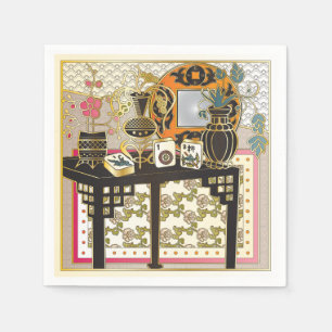 Serviette En Papier Table Mah Jongg