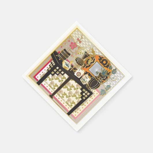Serviette En Papier Table Mah Jongg (Coin)