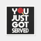 Serviette En Papier Table Tennis Men Butterfly Ping Pong (Devant)