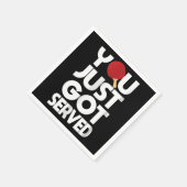 Serviette En Papier Table Tennis Men Butterfly Ping Pong (Coin)