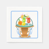 Serviette En Papier Table tropicale (Devant)