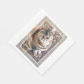 SERVIETTE EN PAPIER TABLEAU CAT (Coin)